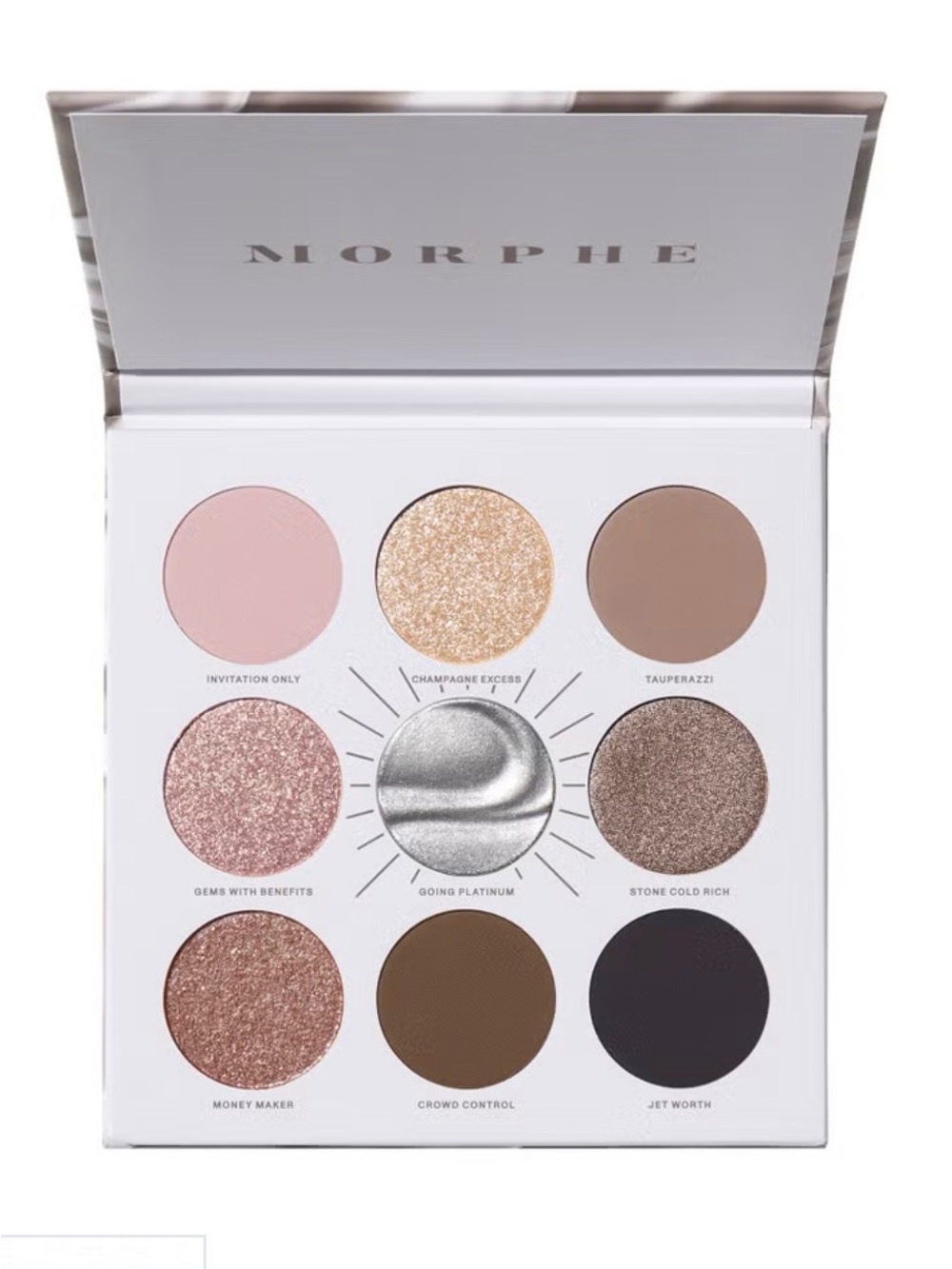 New Morphe Going Platinum Artistry Palette
